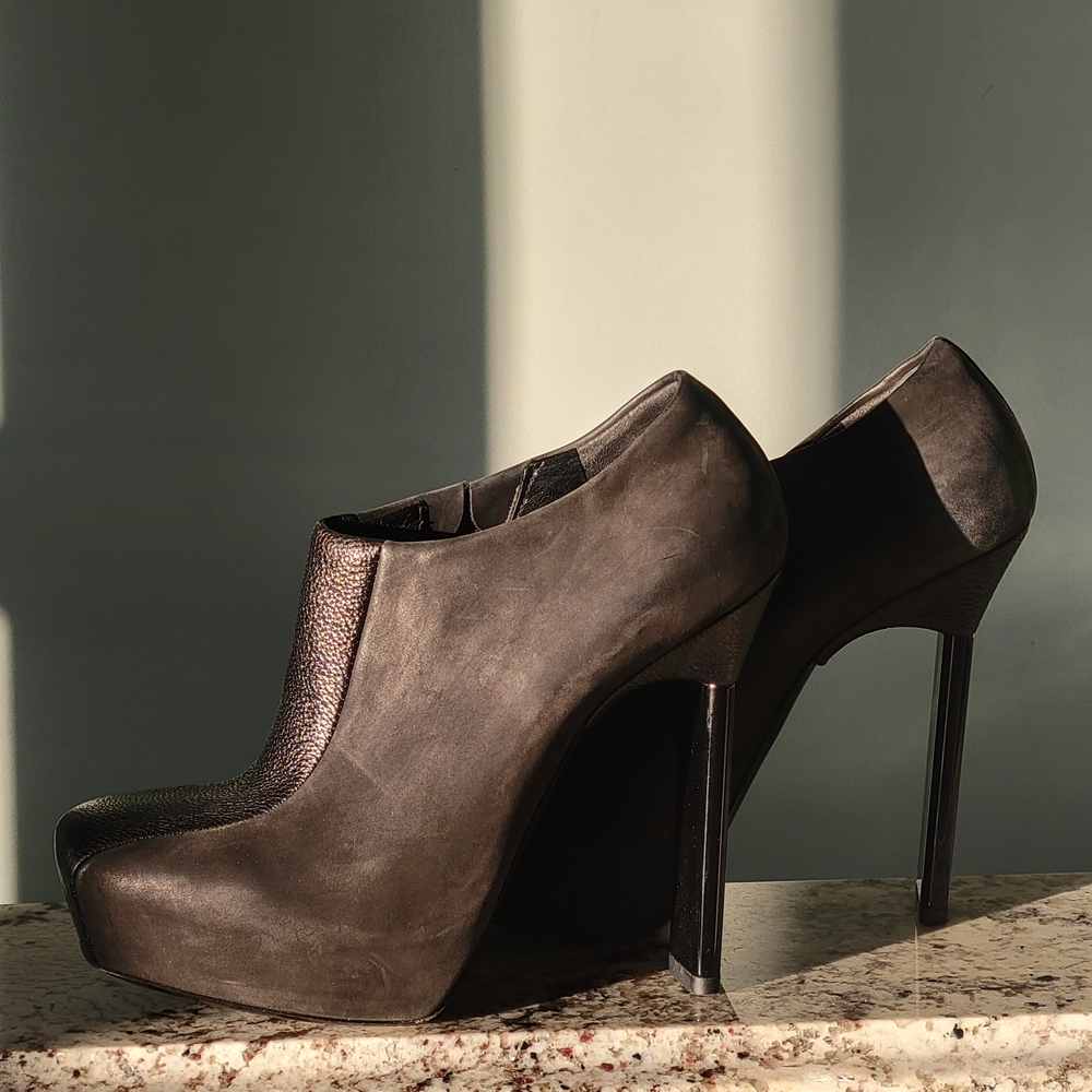 Balenciaga Black Platform Heels